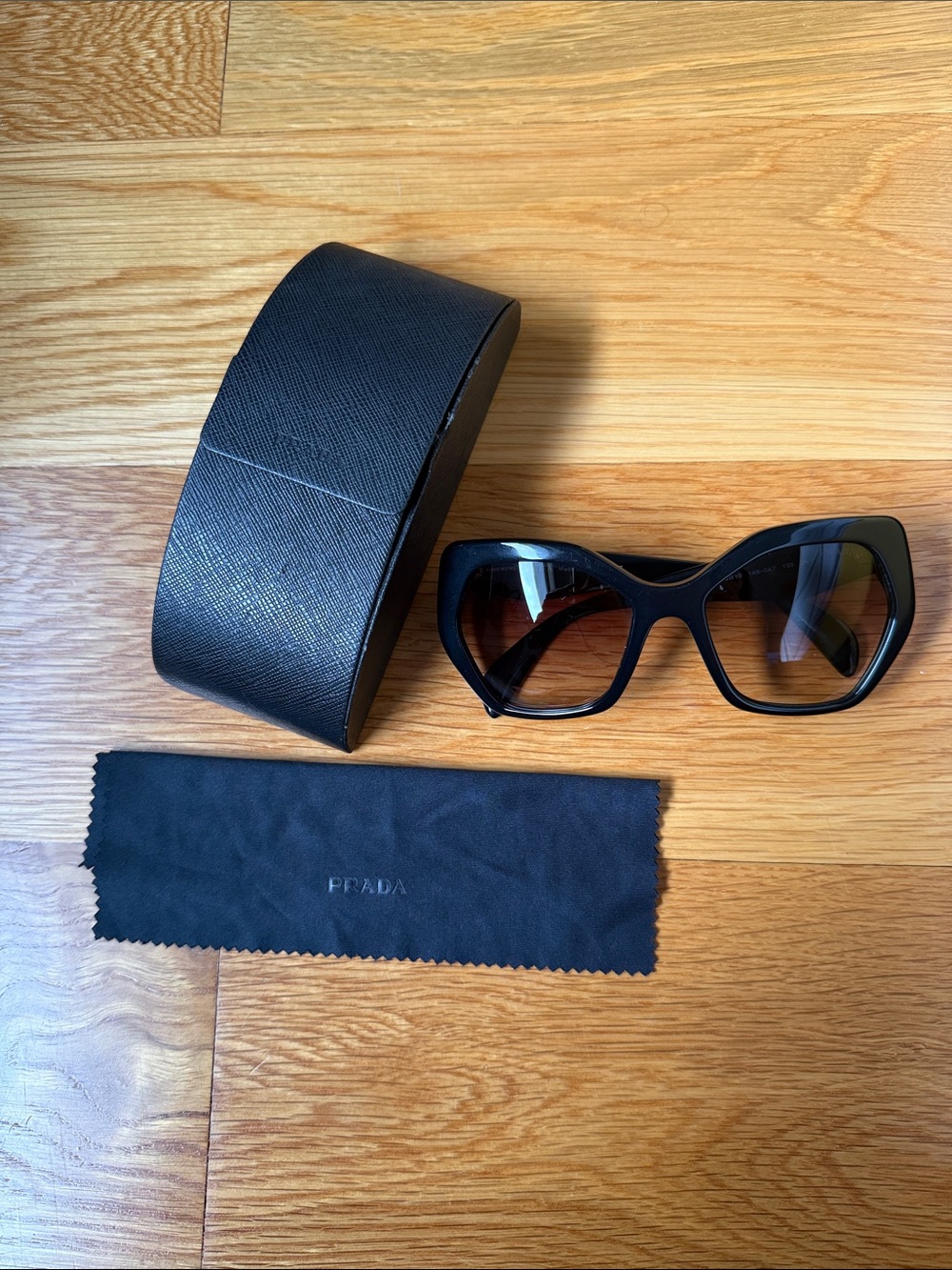 Prada Black Oversized Sunglasses